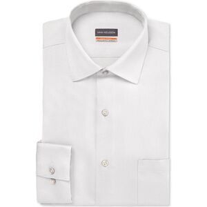 Van Heusen Mens Stain Shield Button Down Dress Shirt, NWT